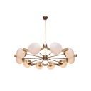 John Salibello - Circular Brass Chandelier